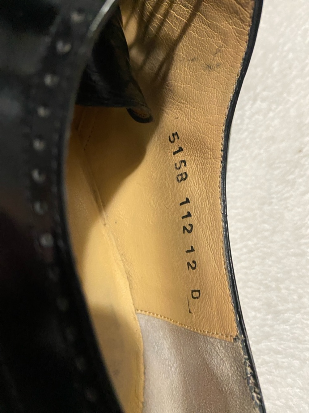 Salvatore Ferragamo Black leather Brogue Oxfords - Picture 5 of 10